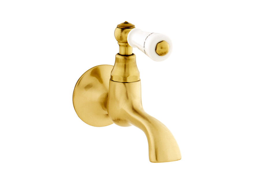 Bronces Mestre Retro Single wall spout with porcelain - 035015-M00