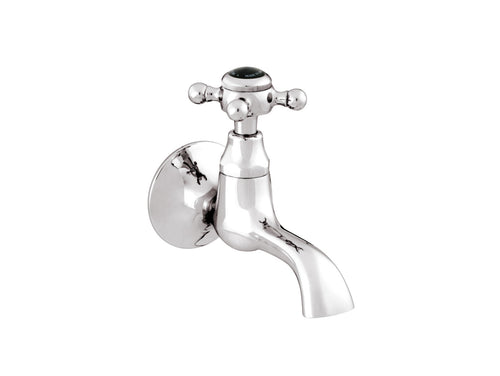 Retro Single wall spout with black porcelain