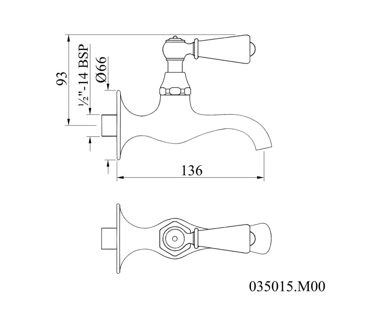 Technical drawing - Bronces Mestre