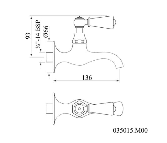 Technical drawing - Bronces Mestre