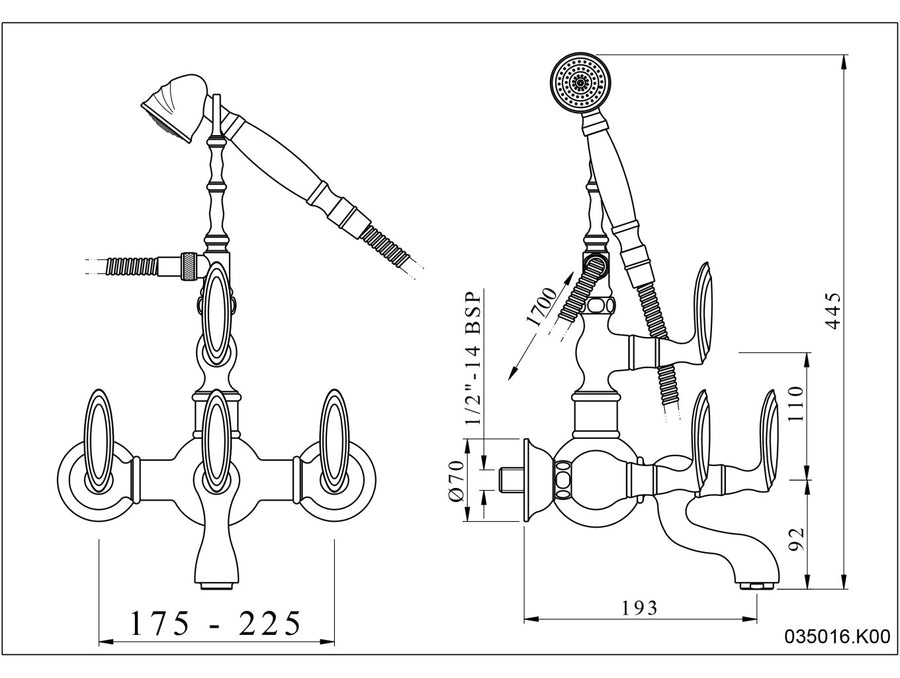 Technical drawing – Bronces Mestre