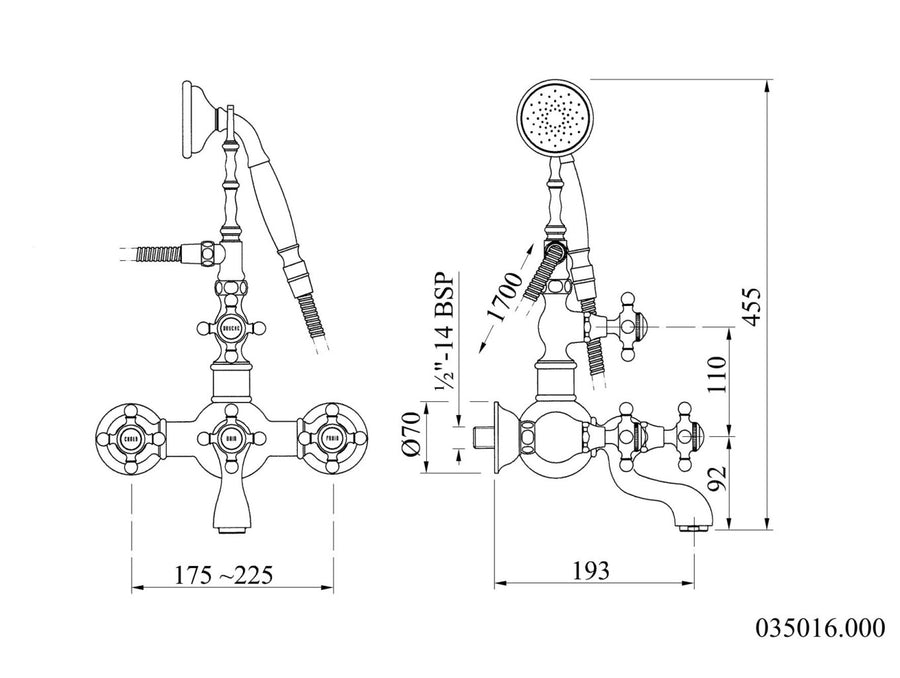 Technical drawing - Bronces Mestre
