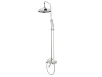 Bronces Mestre Retro Bath shower set with column and black porcelain - 035018-CN0
