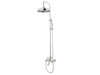 Bronces Mestre Atlantica Precious Bath shower set with column and tiger eye stone - 035018-CTG