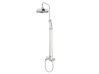 Bronces Mestre Retro Shower set with column and black porcelain - 035019-CN0