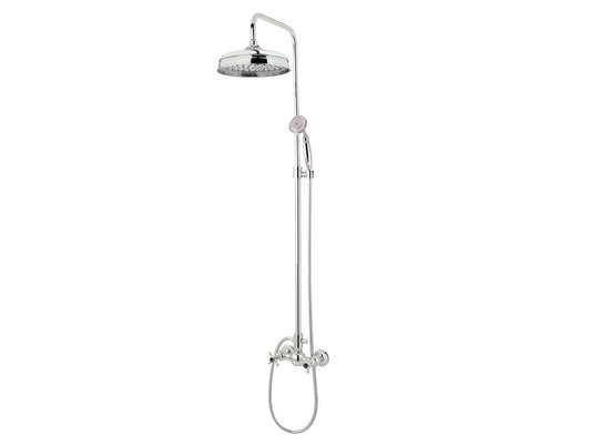 Bronces Mestre Retro Shower set with column and black porcelain - 035019-CN0