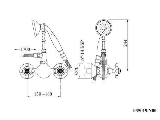 Technical drawing - Bronces Mestre