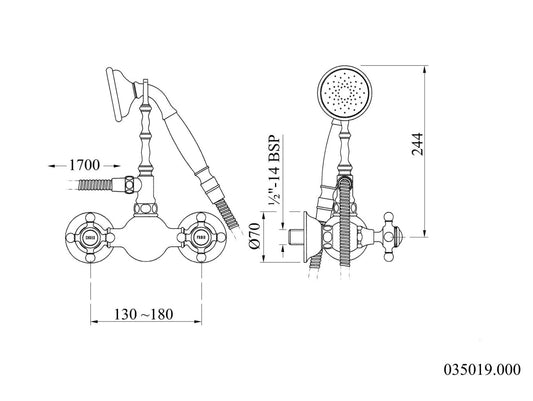 Technical drawing - Bronces Mestre