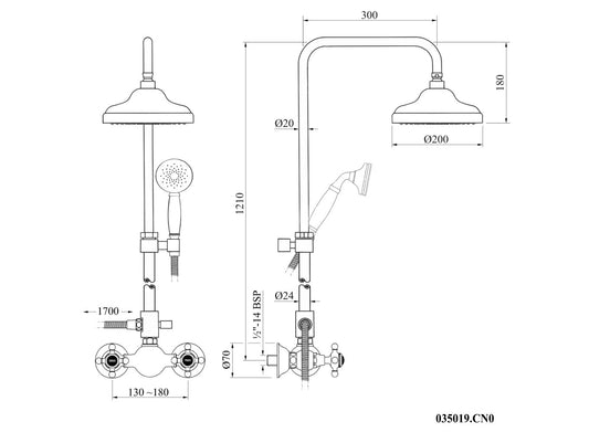 Technical drawing - Bronces Mestre