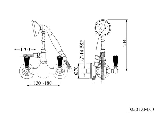 Technical drawing - Bronces Mestre