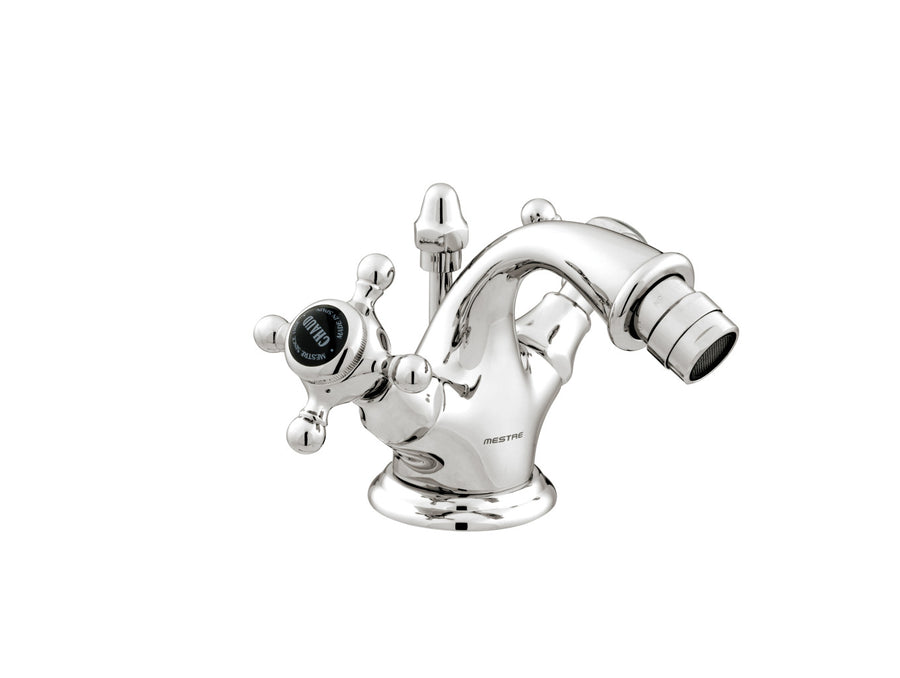 Bronces Mestre Retro One hole bidet mixer with black porcelain - 035020-N00