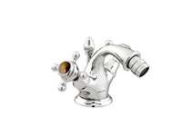 Bronces Mestre Atlantica Precious One hole bidet mixer with tiger eye stone - 035020