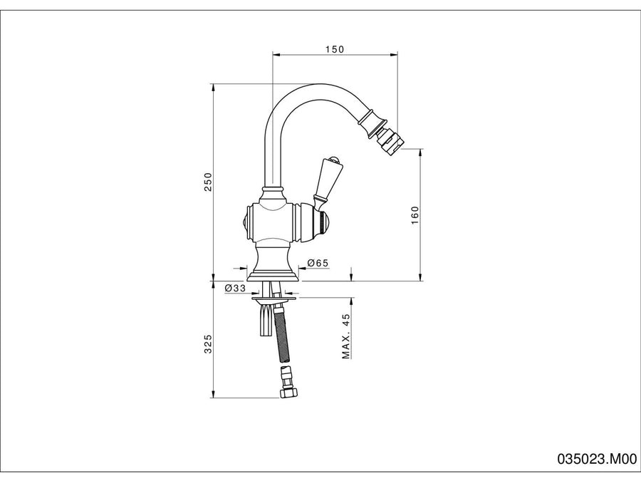 Technical drawing - Bronces Mestre