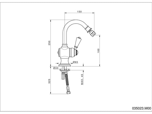 Technical drawing - Bronces Mestre