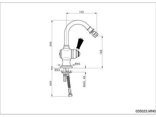 Technical drawing - Bronces Mestre