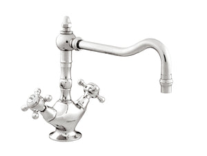 Bronces Mestre Atlantica Precious One hole sink mixer with porcelain - 035030-000