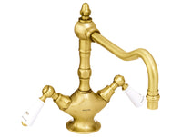 Bronces Mestre Atlantica Precious One hole sink mixer with porcelain - 035030-M00