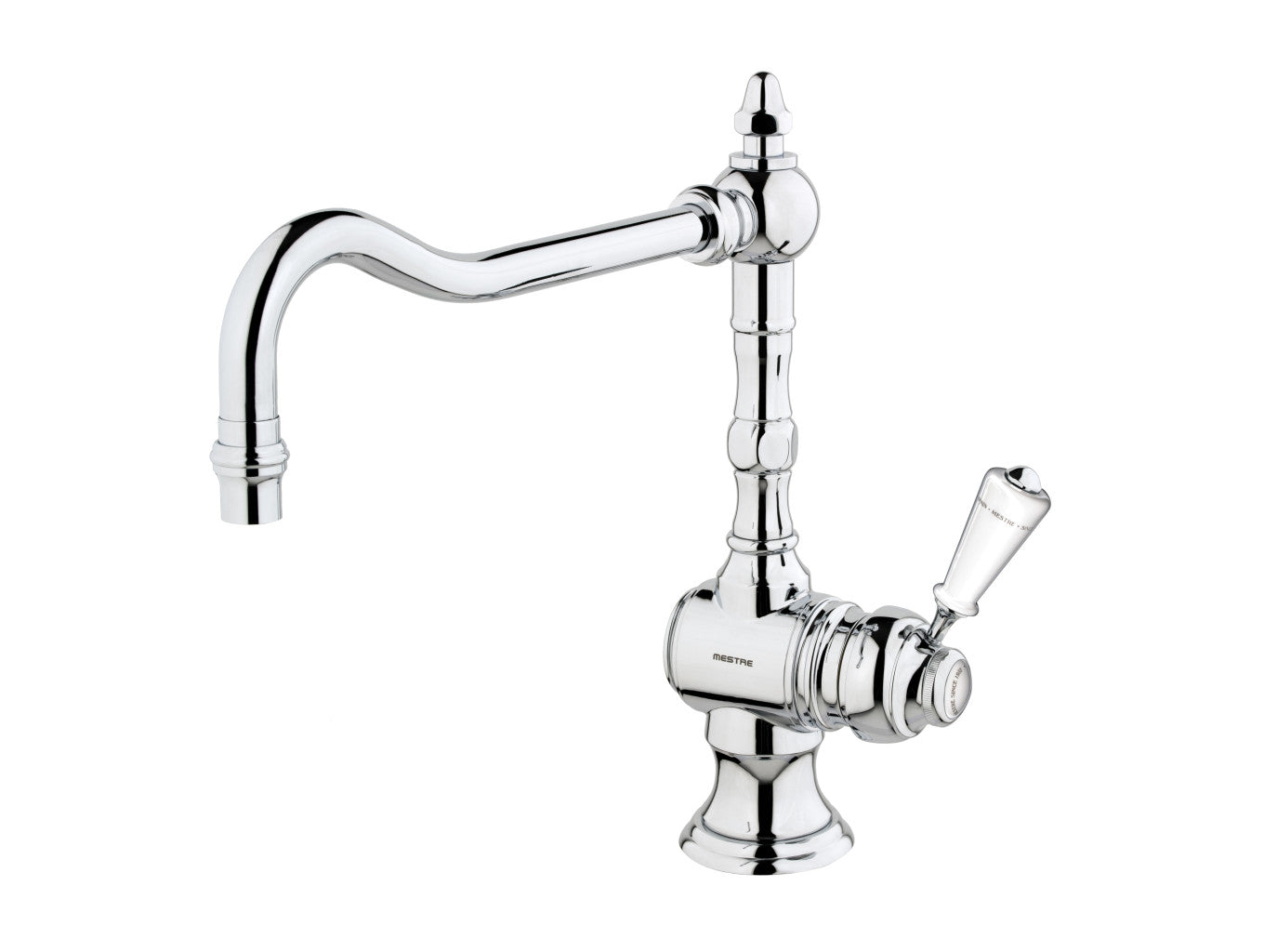 Bronces Mestre Atlantica Precious Kitchen monolever with porcelain - 035031-M00