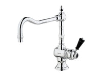 Bronces Mestre Atlantica Precious Kitchen monolever with black porcelain - 035031-MN0