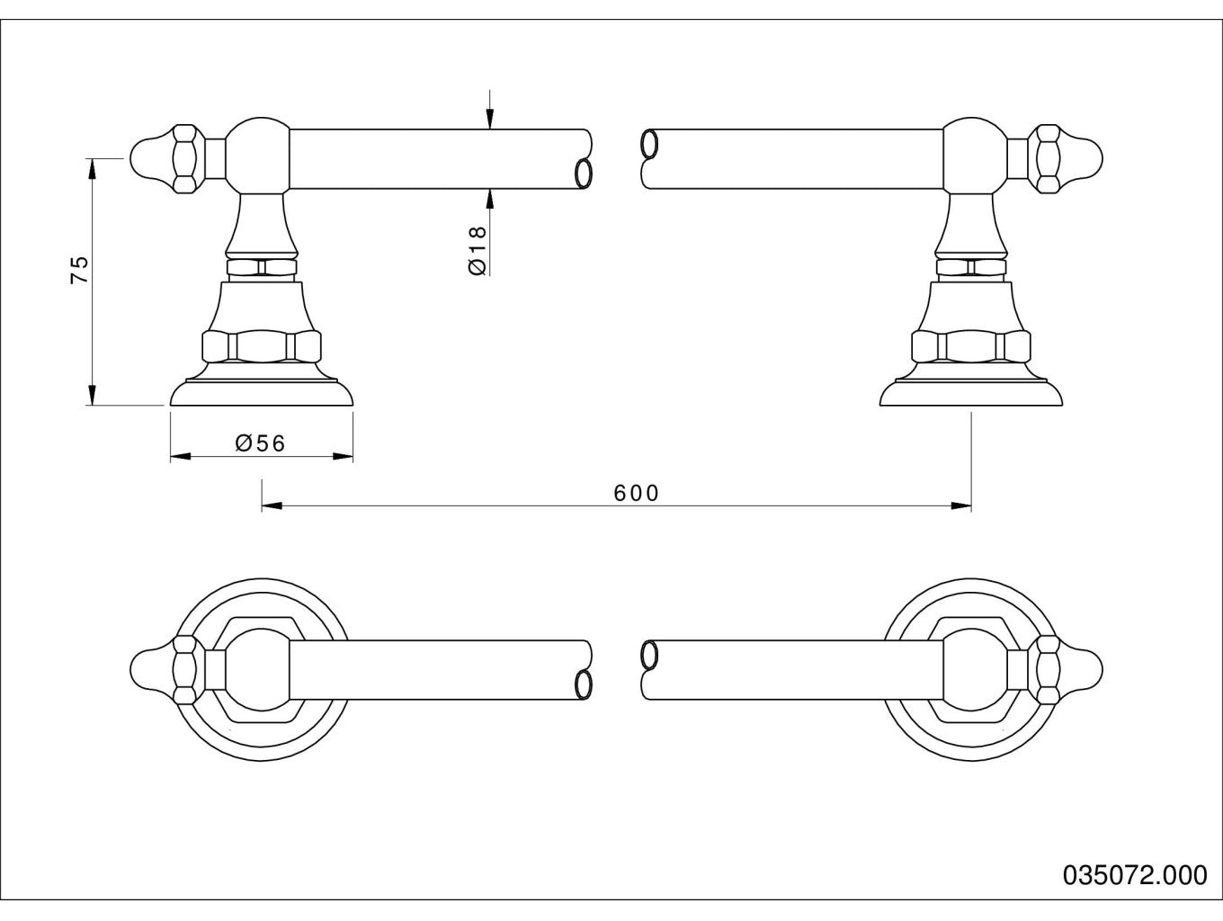 Technical drawing - Bronces Mestre