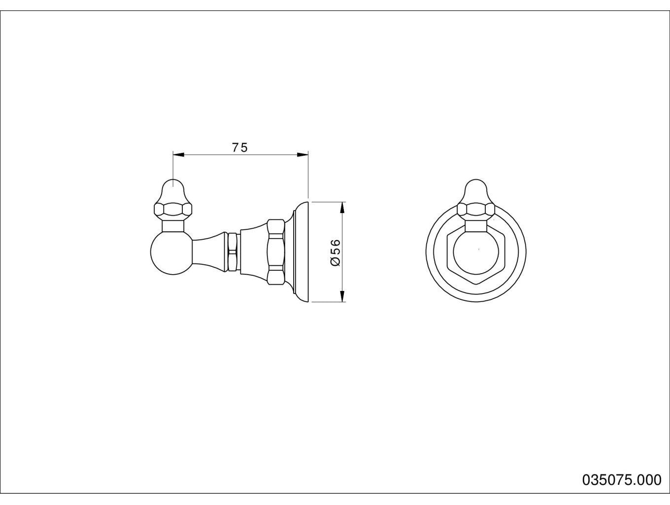 Technical drawing - Bronces Mestre
