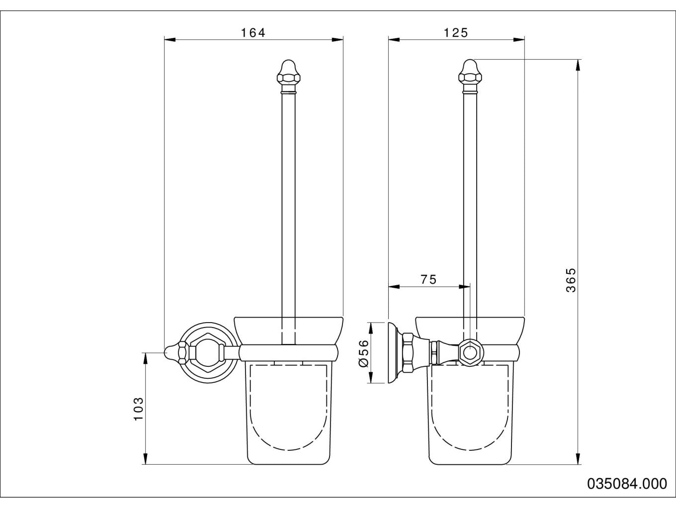 Technical drawing - Bronces Mestre