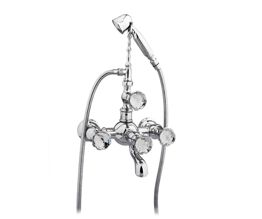 Bronces Mestre Artica Bath shower set with Swarovski crystal - 035216-000