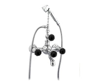 Bronces Mestre Artica Bath shower set with Swarovski black crystal - 035216-N00