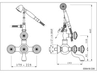 Technical drawing - Bronces Mestre