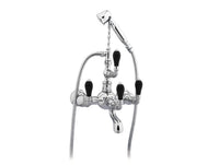 Bronces Mestre Artica Bath shower set with black porcelain - 035516-N00