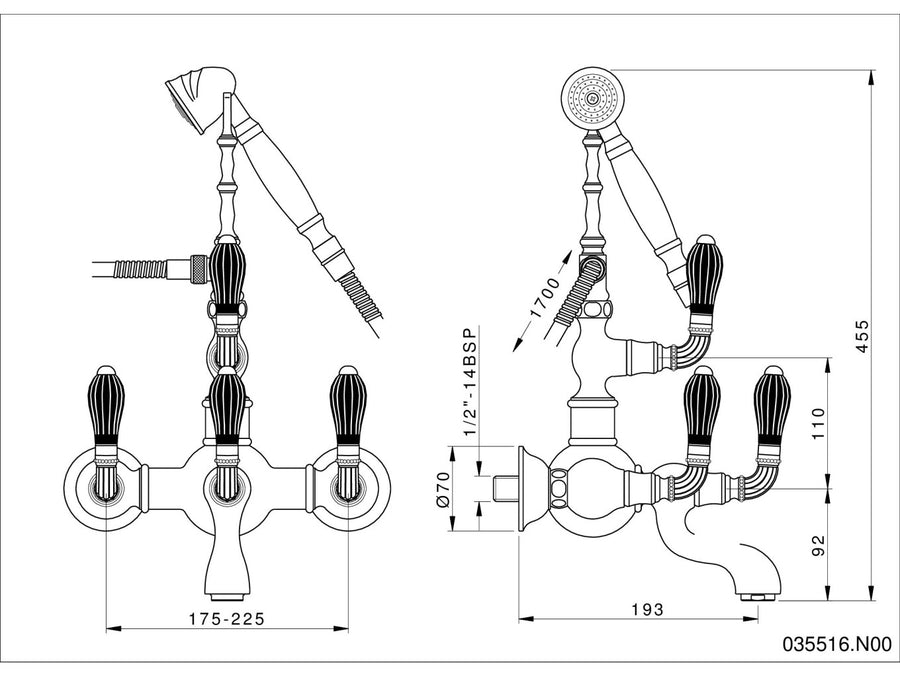 Technical drawing - Bronces Mestre