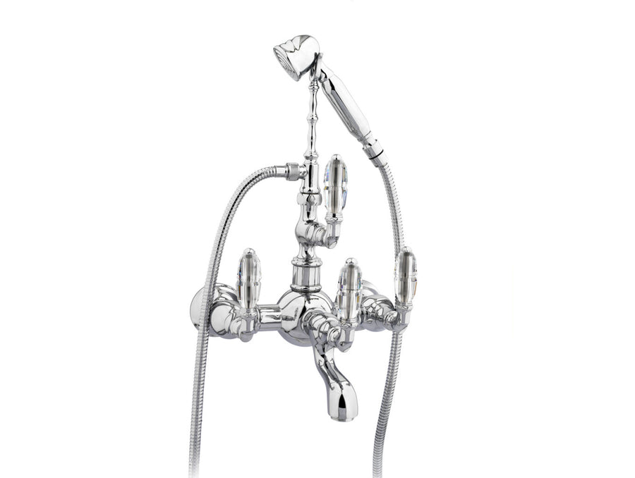 Bronces Mestre Austral Bath shower set with Swarovski crystal - 035616