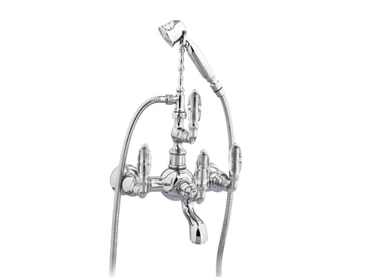 Bronces Mestre Austral Bath shower set with Swarovski crystal - 035616