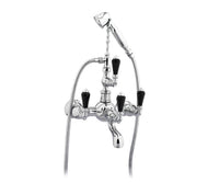 Bronces Mestre Adriatica Bath shower set with Swarovski black crystal - 035616-FN0