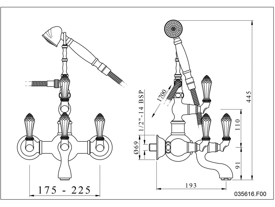 Technical drawing – Bronces Mestre