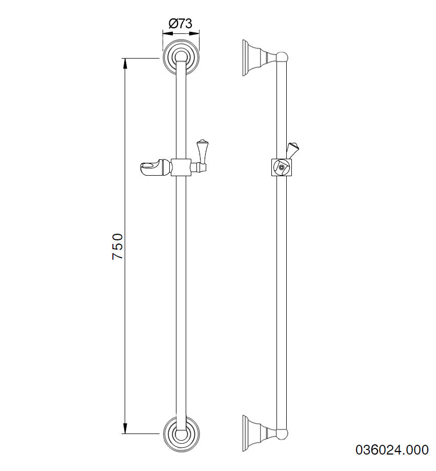 Technical drawing - Bronces Mestre
