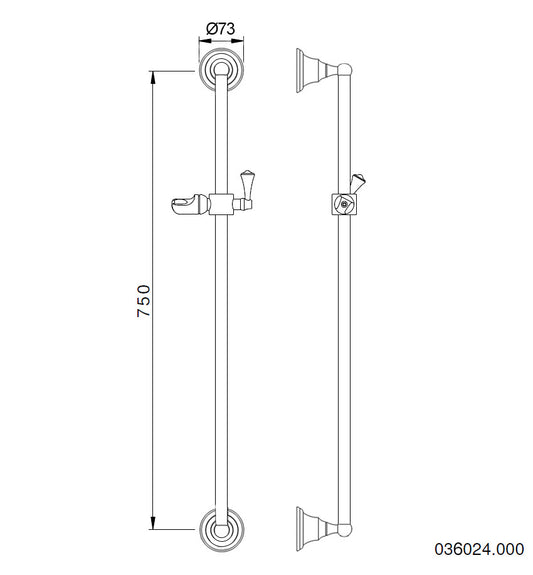 Technical drawing - Bronces Mestre
