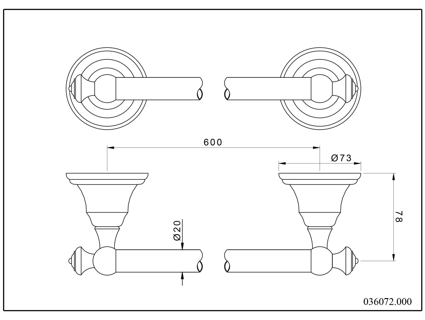Technical drawing - Bronces Mestre
