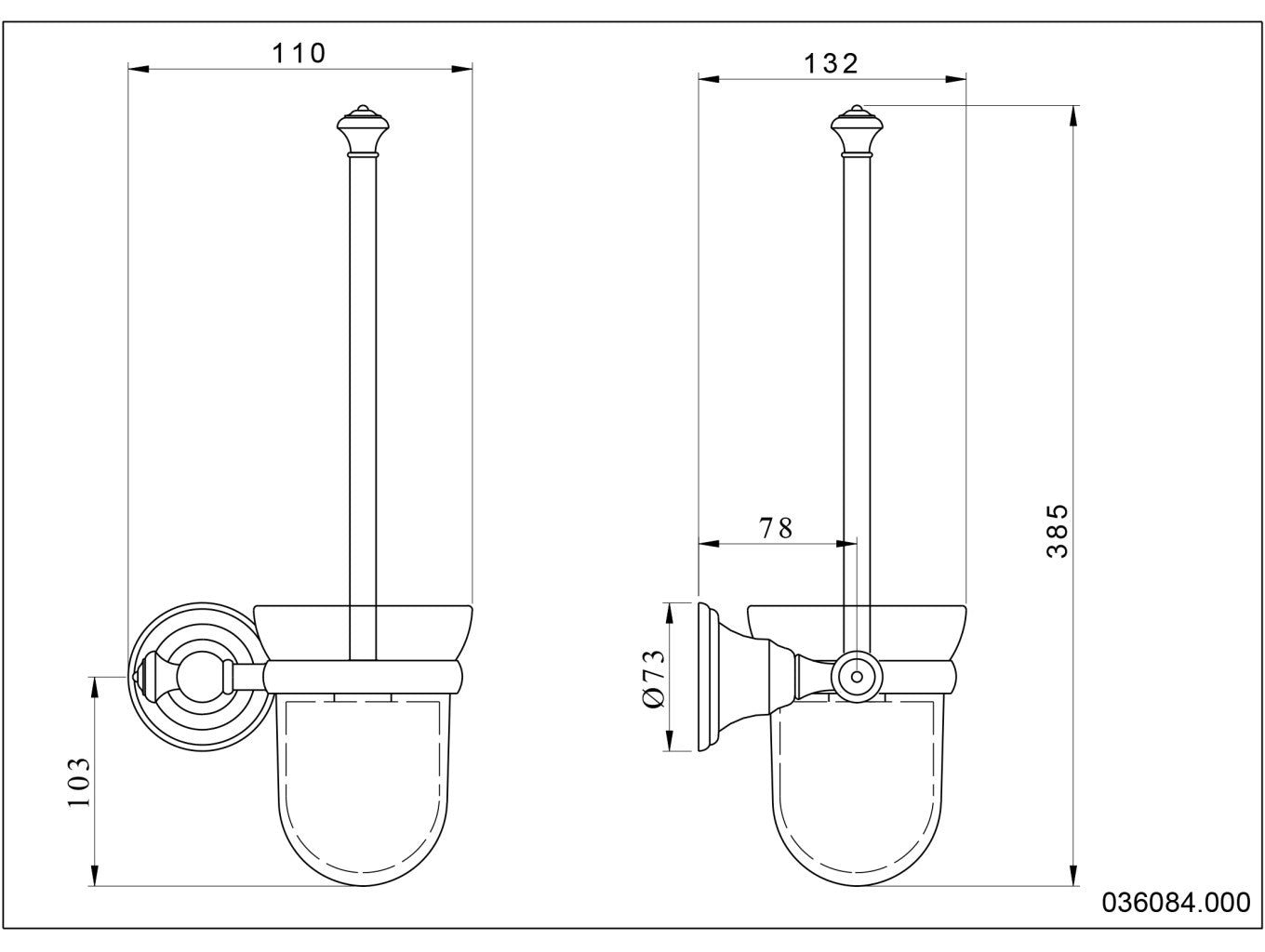 Technical drawing - Bronces Mestre