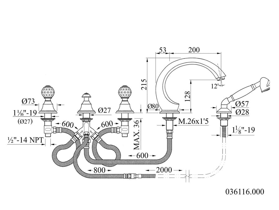 Technical drawing - Bronces Mestre