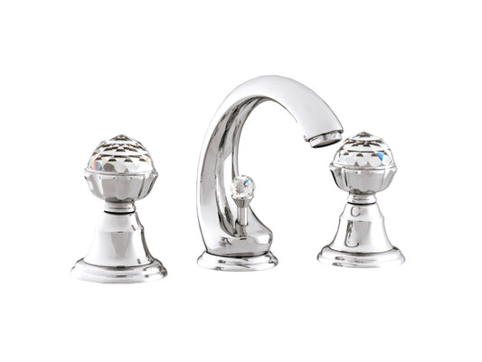 Bronces Mestre Atlantica Three holes basin set with Swarovski crystal - 036201-000