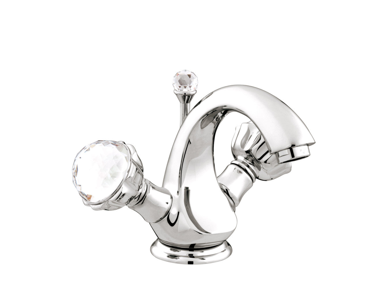 Bronces Mestre Atlantica One hole basin mixer with Swarovski crystal - 036205