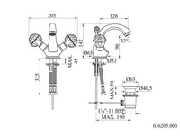 Technical drawing - Bronces Mestre