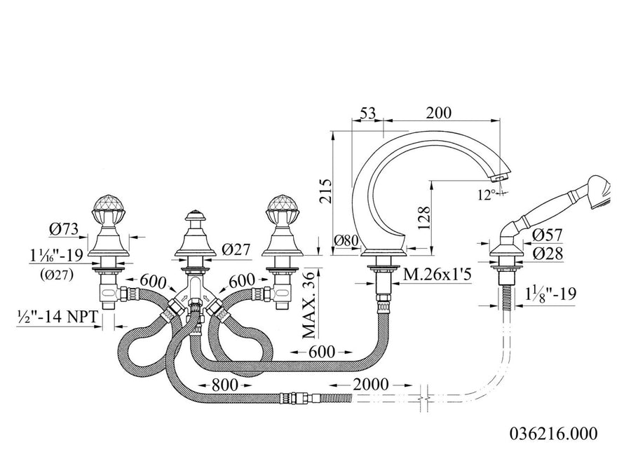 Technical drawing - Bronces Mestre
