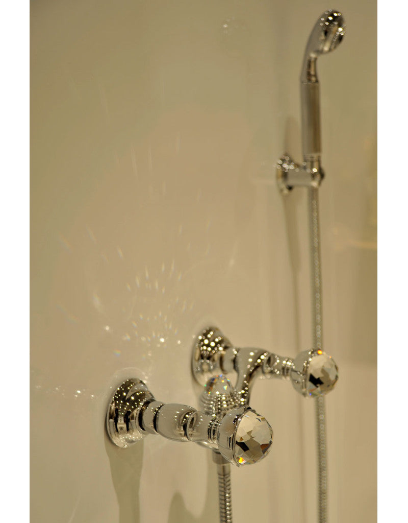 Atlantica Shower set with Swarovski crystal in interior - Bronces Mestre