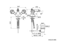Technical drawing - Bronces Mestre