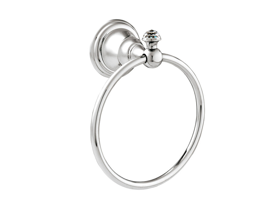 Bronces Mestre Atlantica Towel ring 165mm with Swarovski crystal - 036273
