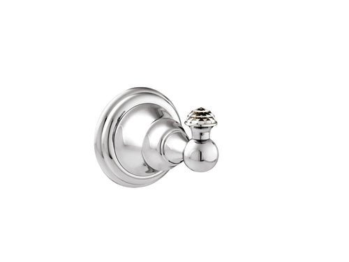 Atlantica Robe hook with Swarovski crystal