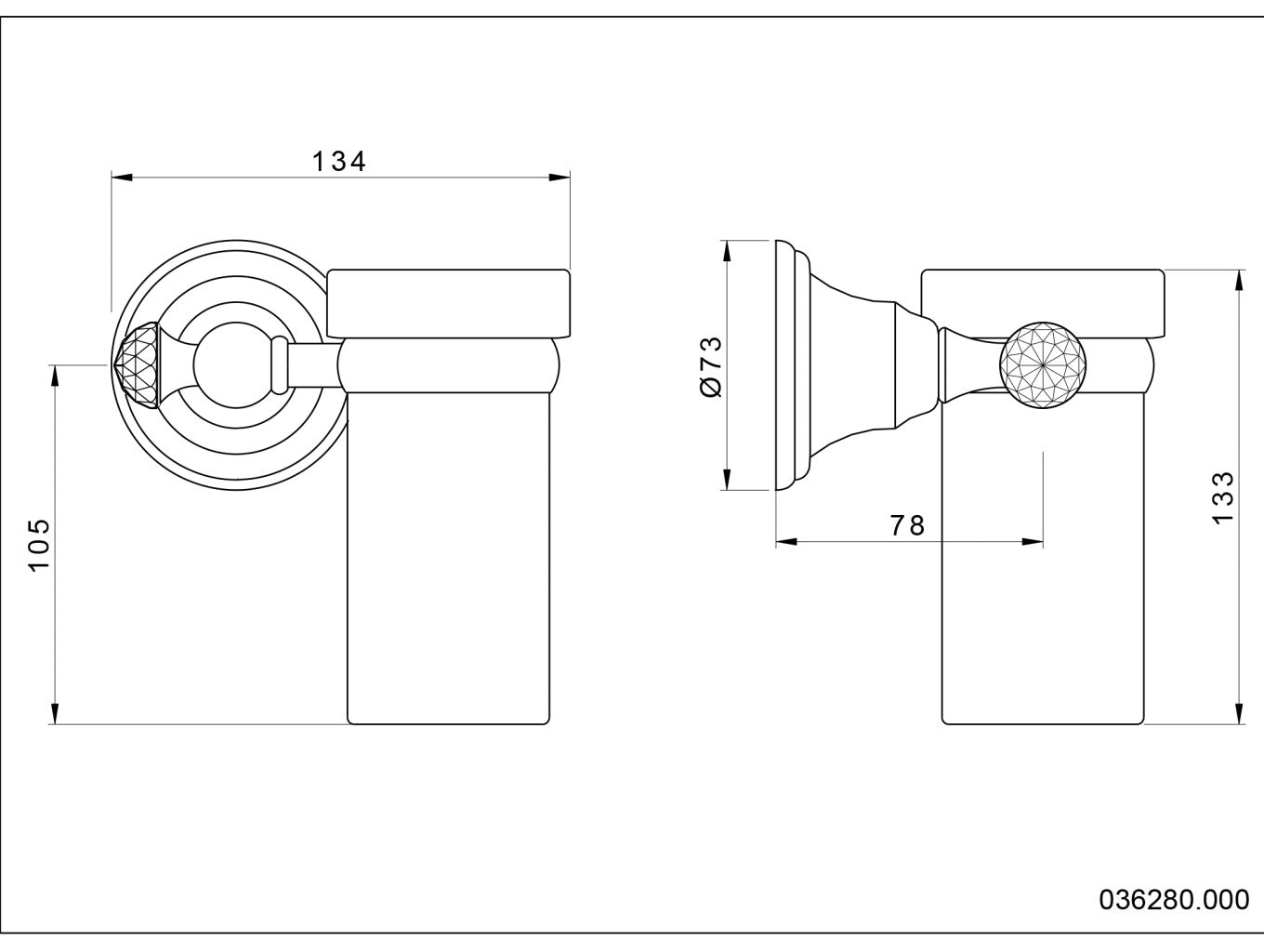 Technical drawing - Bronces Mestre