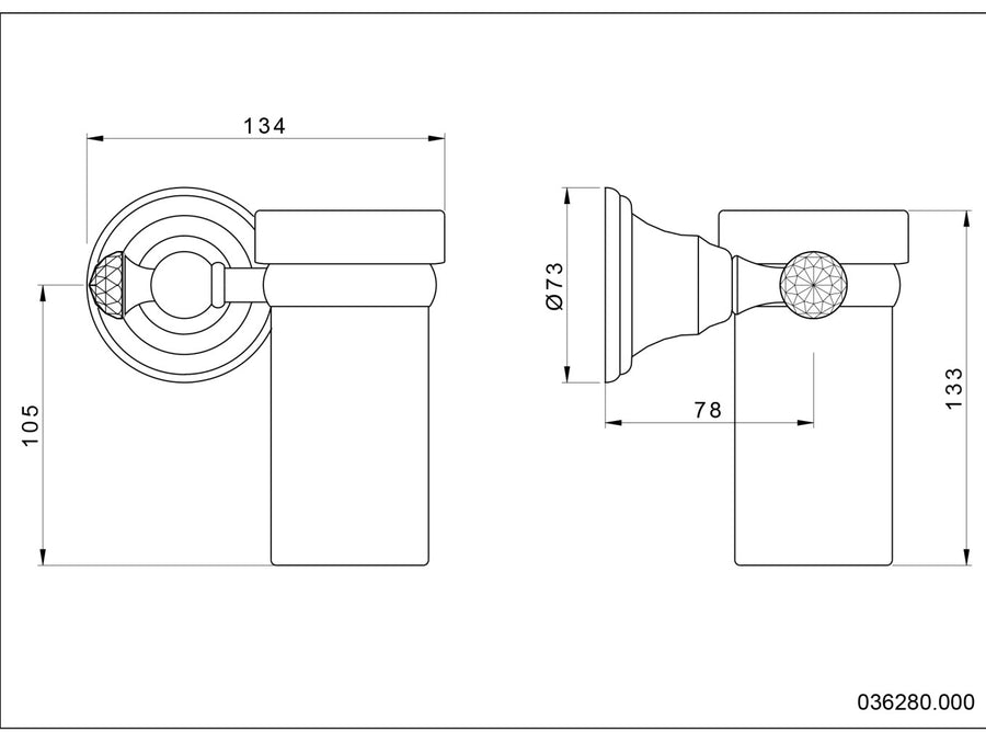 Technical drawing - Bronces Mestre